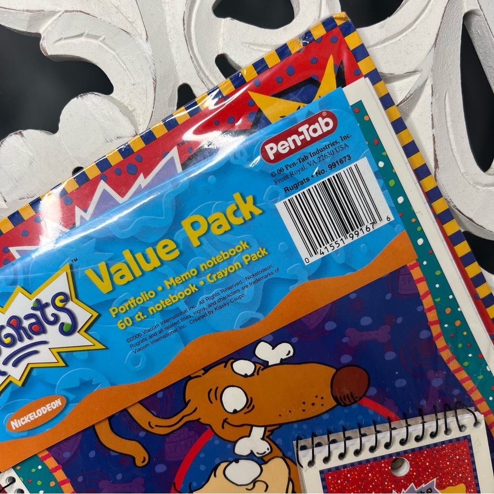 Nickelodean Pen-Tab 2000 Rugrats Retro Stationary Value Pack NEW In Package - Picture 4 of 7